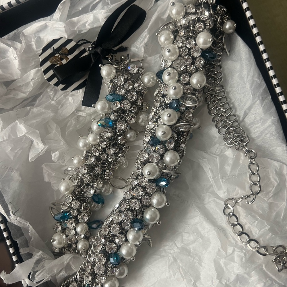 Stunning set Brand new in tags Sergio Feretti bracelet and necklace .